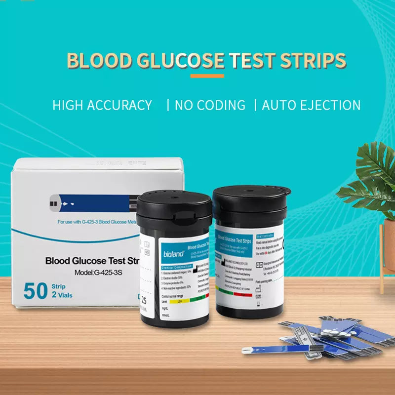 Glucose Strips for Viatom CheckMe Pro Handheld Monitor Glucose Meter