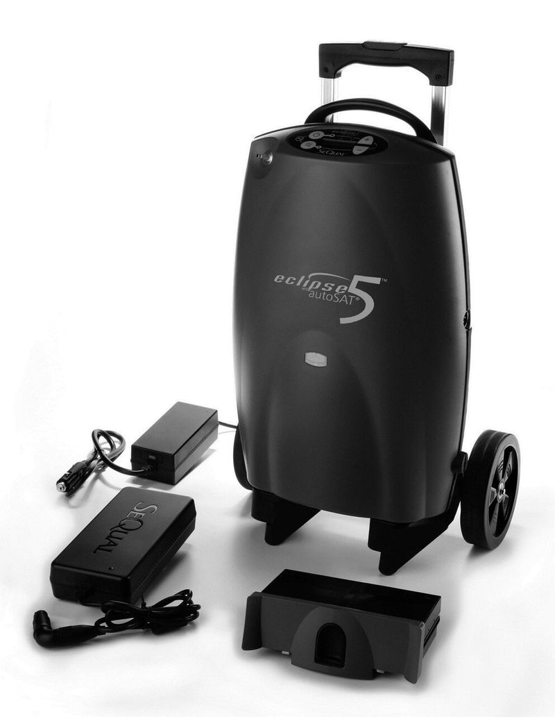 Portable Oxygen Concentrator Black With Accessories